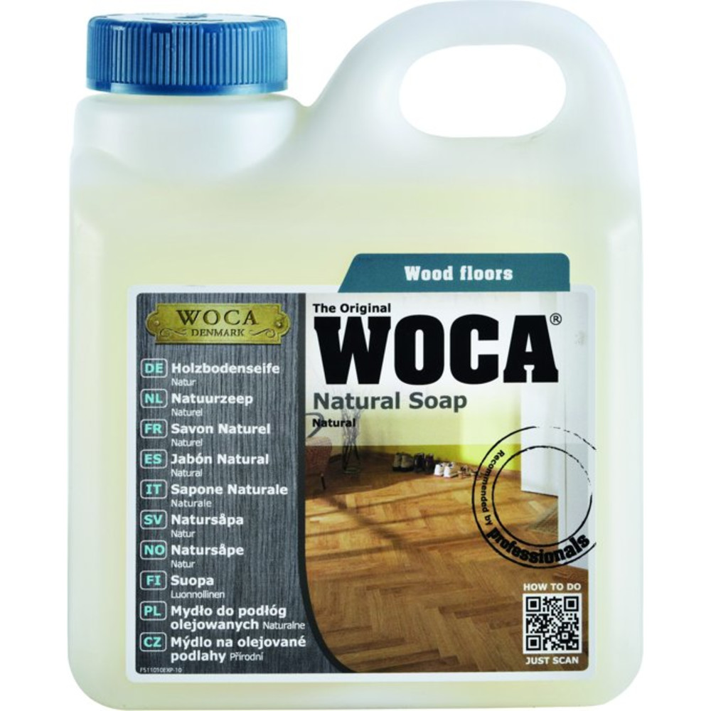 WOCA Natuurlijke Zeep wit - 1 liter