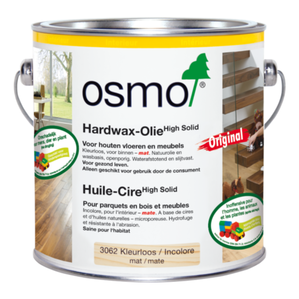 OSMO Hardwaxolie Original 2.5 liter kleurloos MAT 3062